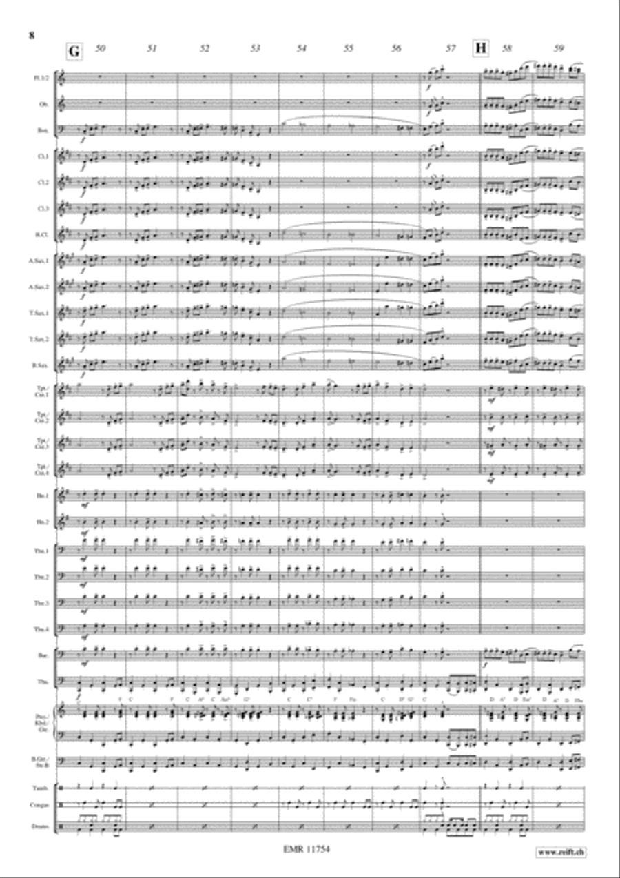Gospel Joy Concert Band scores gallery preview page 9