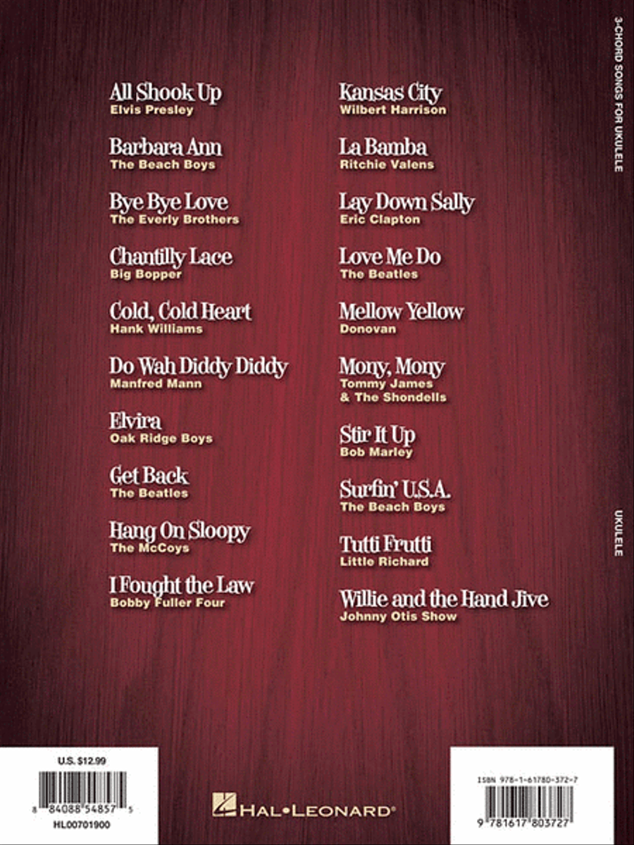 3-Chord Songs for Ukulele Ukulele scores gallery preview page 2
