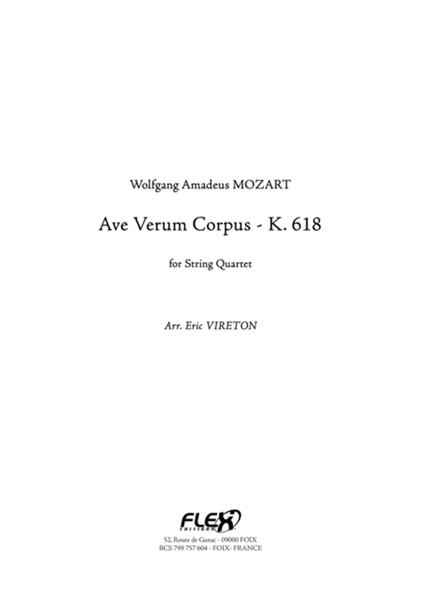 Ave Verum Corpus K.618 image number null
