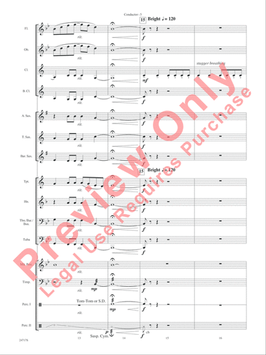 Udala'm Concert Band scores gallery preview page 7