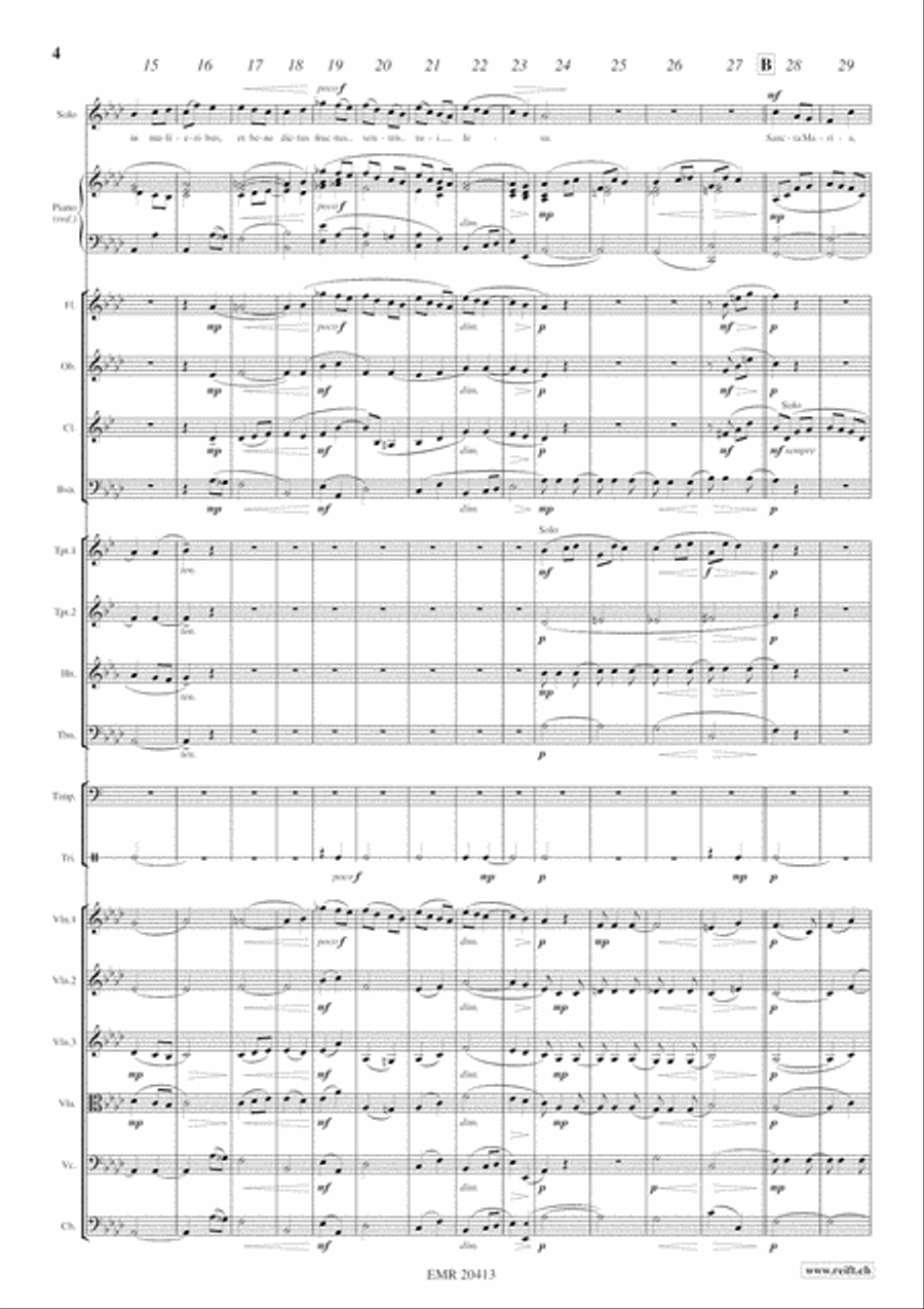 Ave Maria Ave Maria Orchestra scores gallery preview page 5