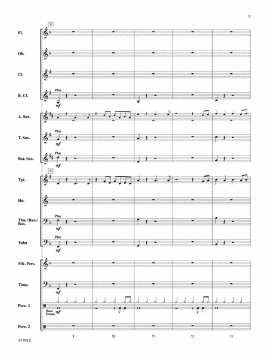 Perfection: Score Perfection: Score Concert Band scores gallery preview page 5