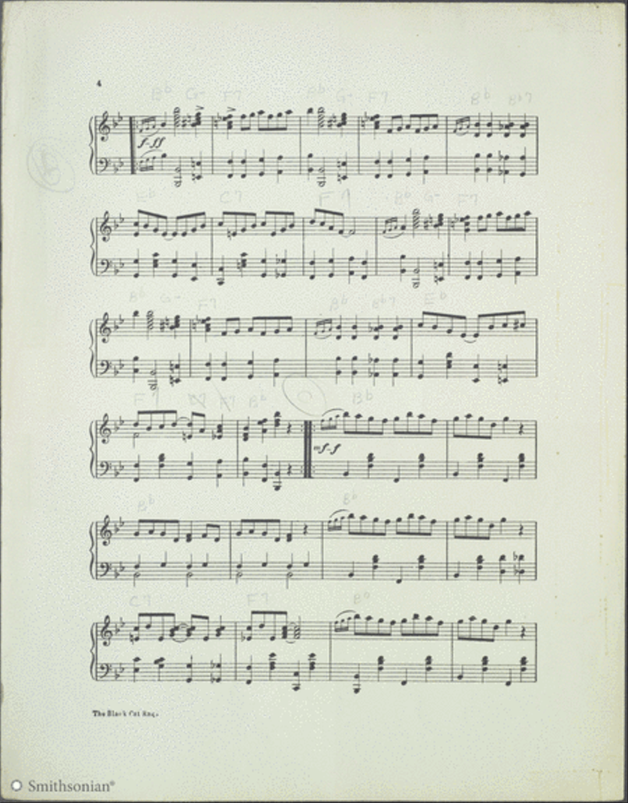 Black Cat Rag Piano Solo scores gallery preview page 4