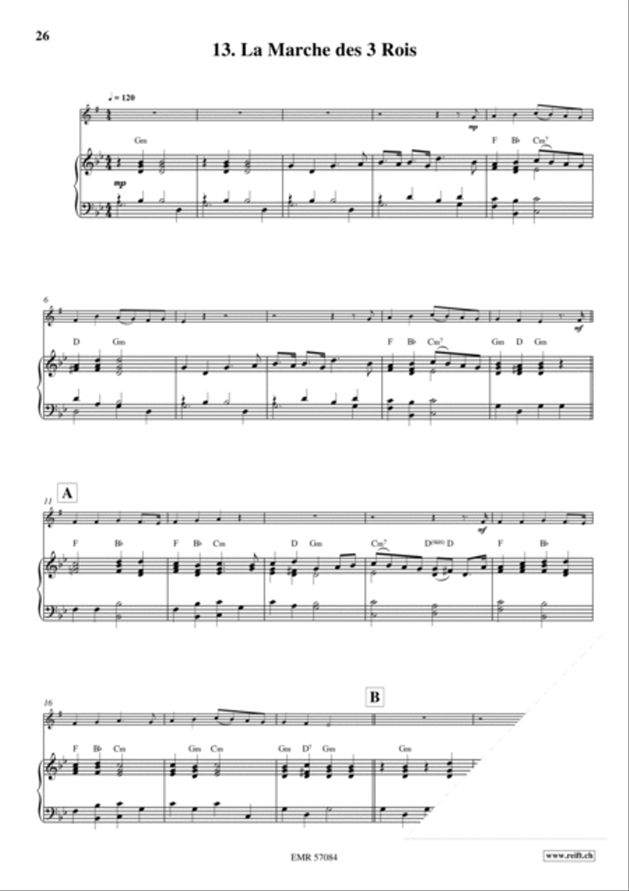 18 Christmas Songs 18 Christmas Songs Alto Saxophone scores gallery preview page 15