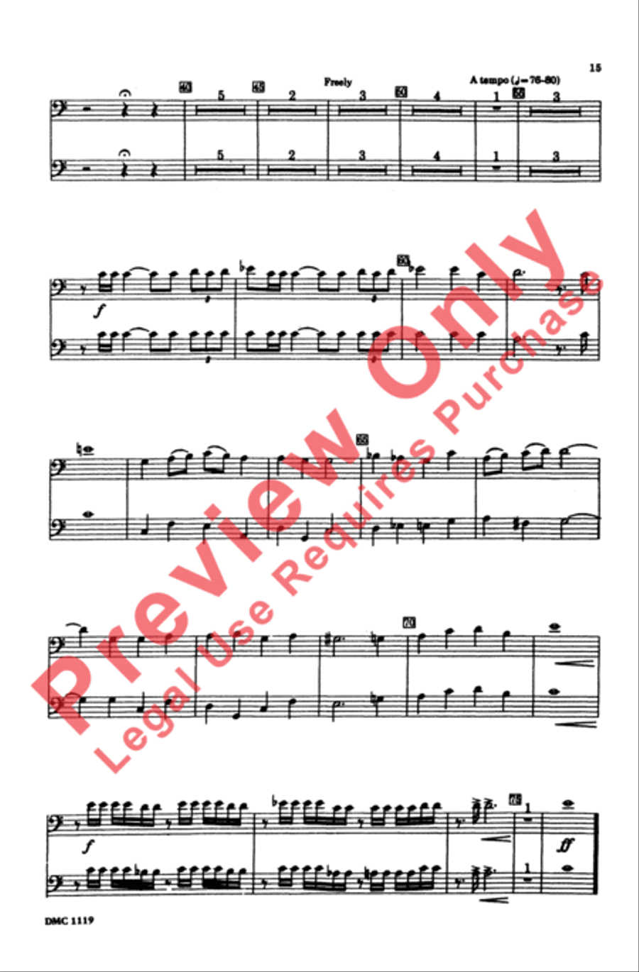Festival Piece on St. Anne 4-Part scores gallery preview page 15