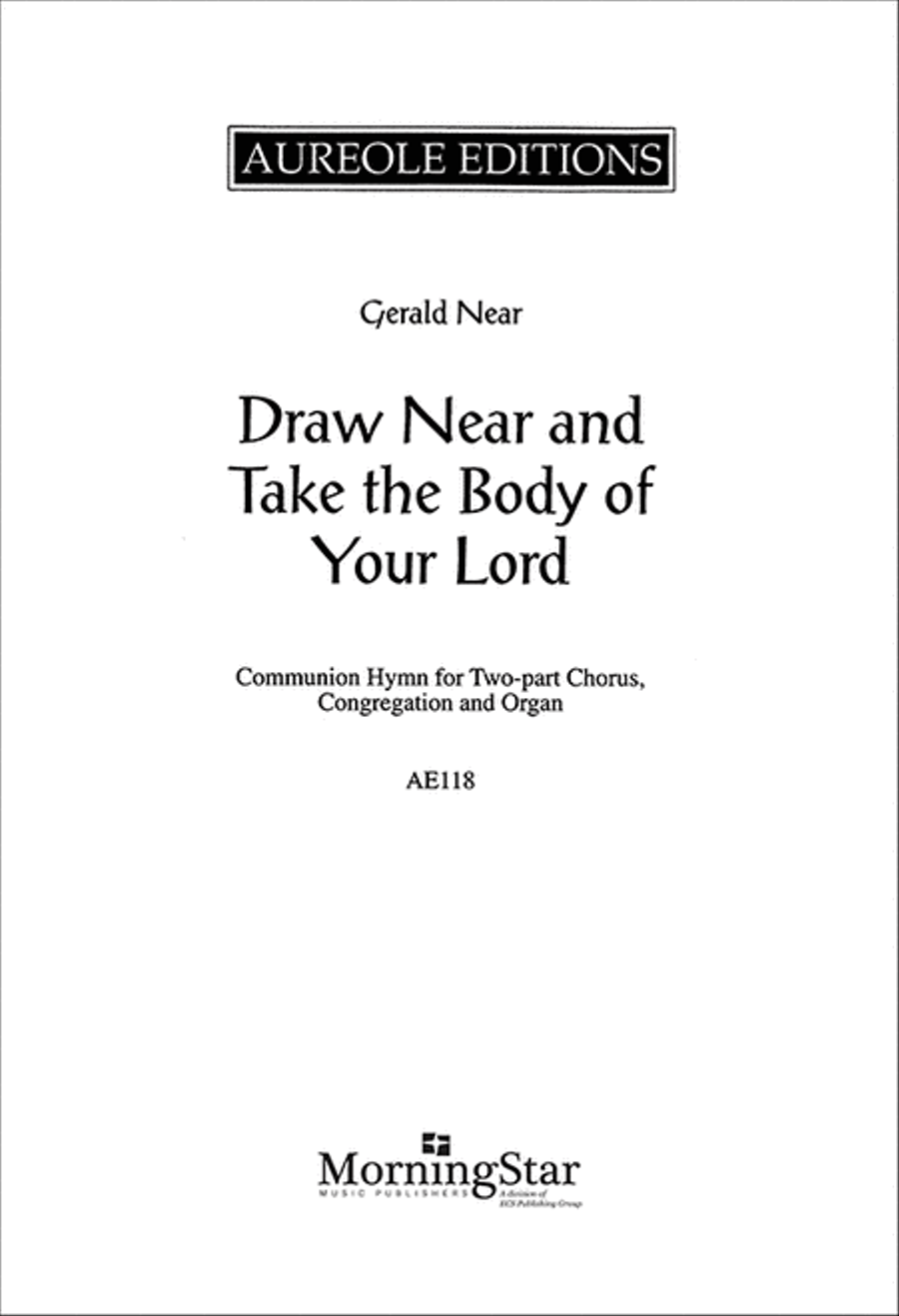 Draw Near and Take the Body of Your Lord 3-Part scores gallery preview page 1