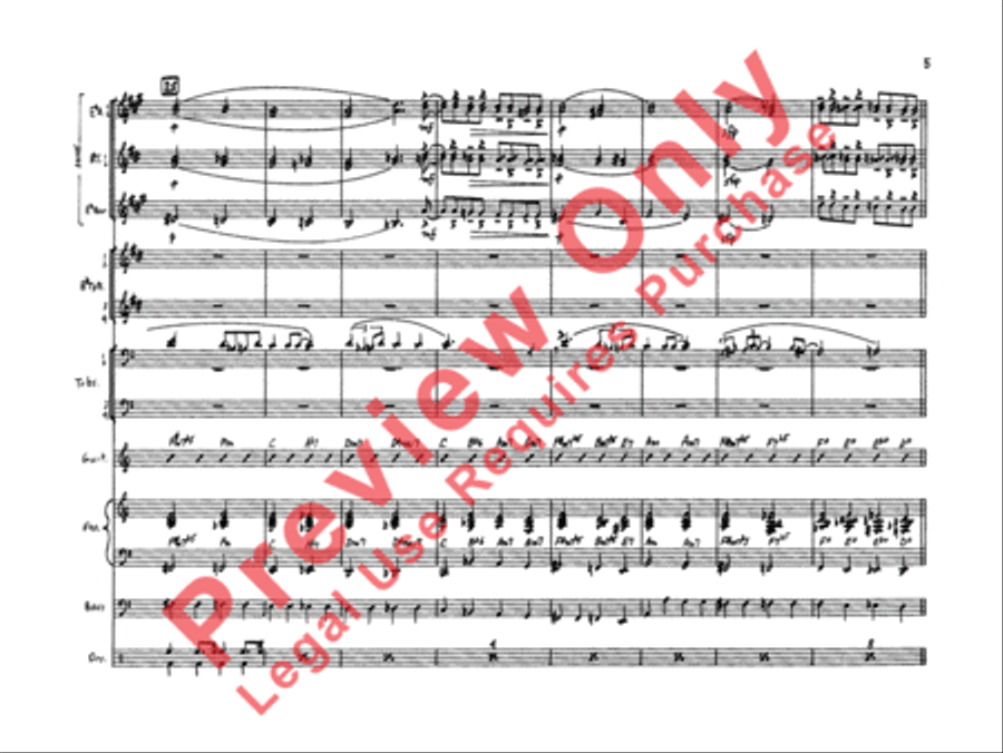 April in Paris Jazz Ensemble scores gallery preview page 6