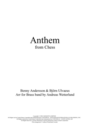 Book cover for Anthem (from Chess)