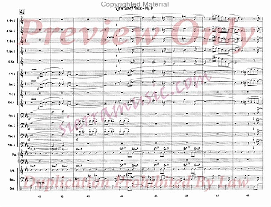 It's Just Talk Big Band scores gallery preview page 7