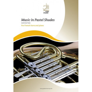 Music in pastel shades for horn