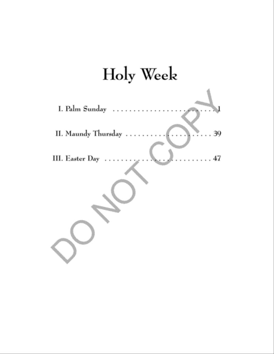 Holy Week