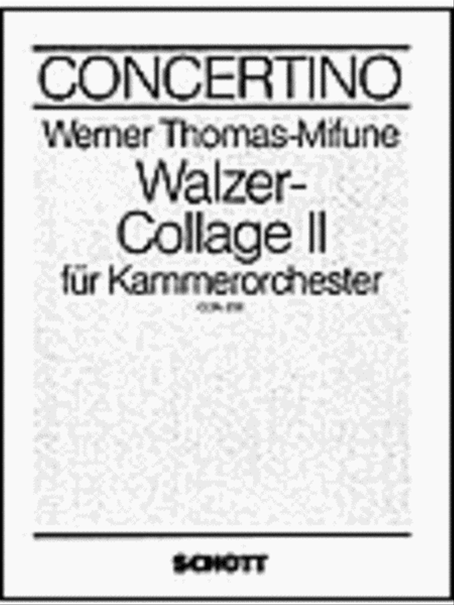 Walzer-collage 2 Score/parts Chamber Orchestra scores gallery preview page 1