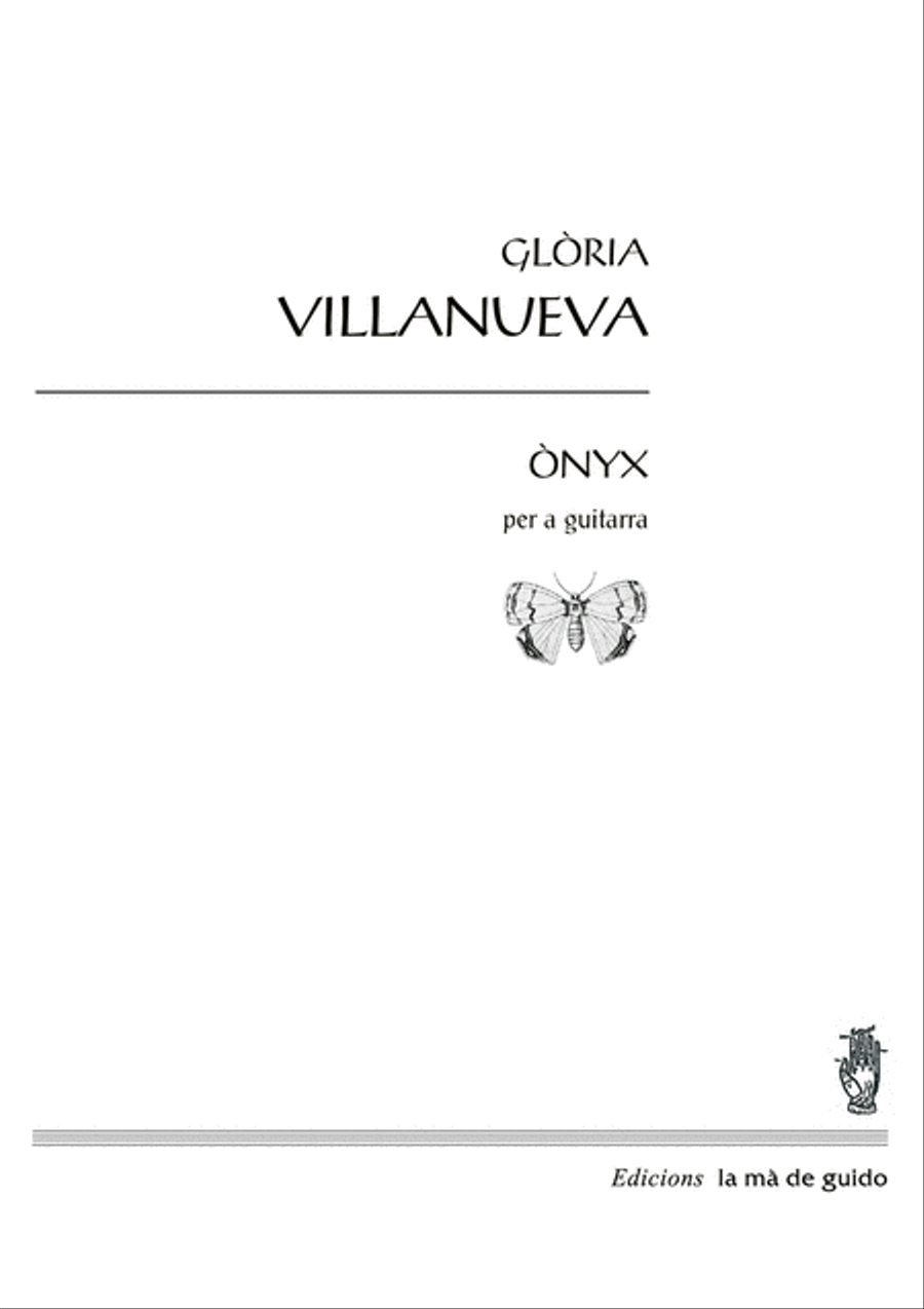 Ònix Classical Guitar scores gallery preview page 1