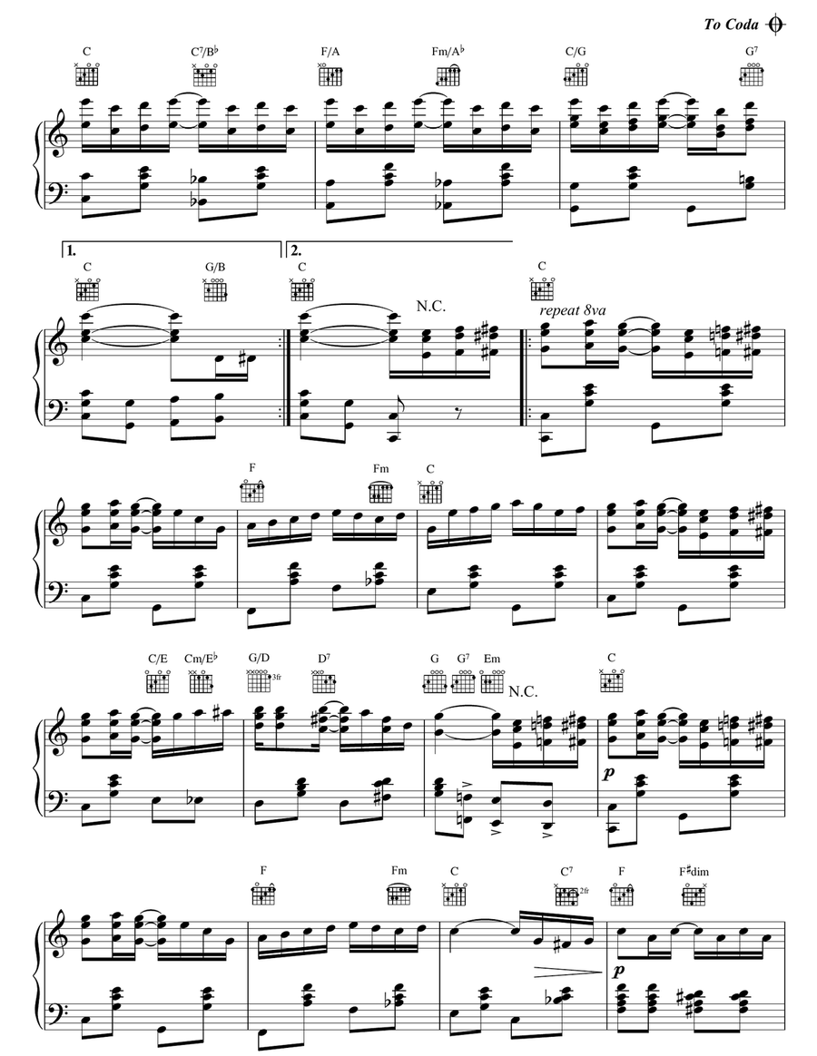 The Entertainer The Entertainer Piano Solo scores gallery preview page 2