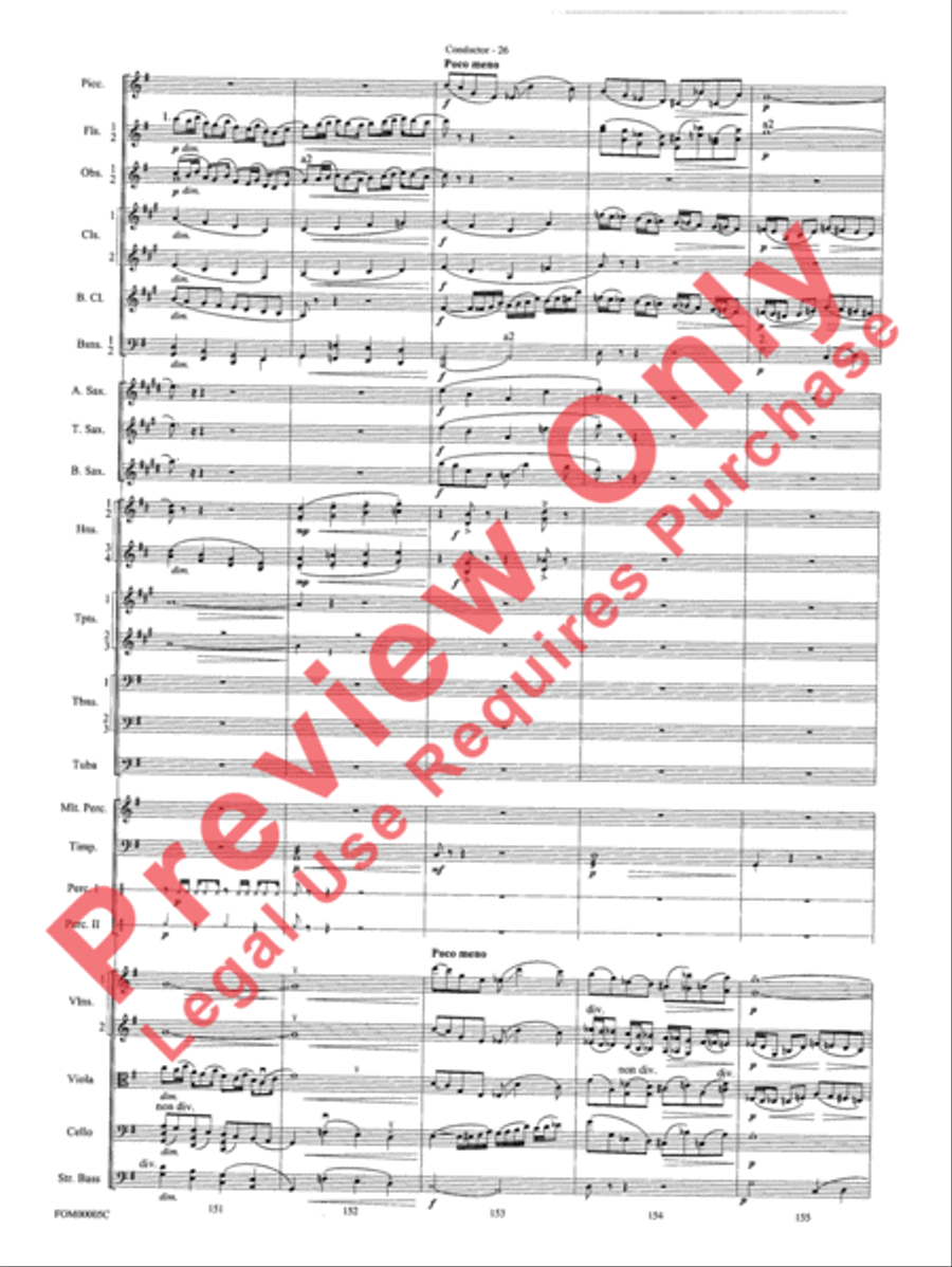 An American in Paris Suite Full Orchestra scores gallery preview page 29