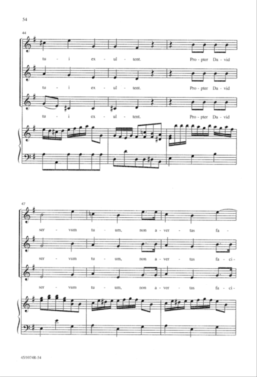 Vesperae Pro Festo Sancti Innocentium SSA scores gallery preview page 63