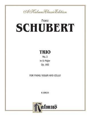 Book cover for Trio No. 2 in E-flat Major, Op. 100