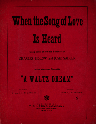 When the Song of Love is Heard