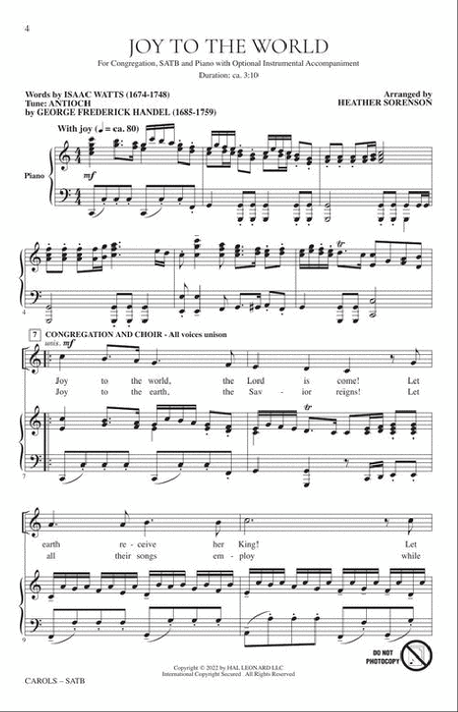 Carols Carols 4-Part scores gallery preview page 6
