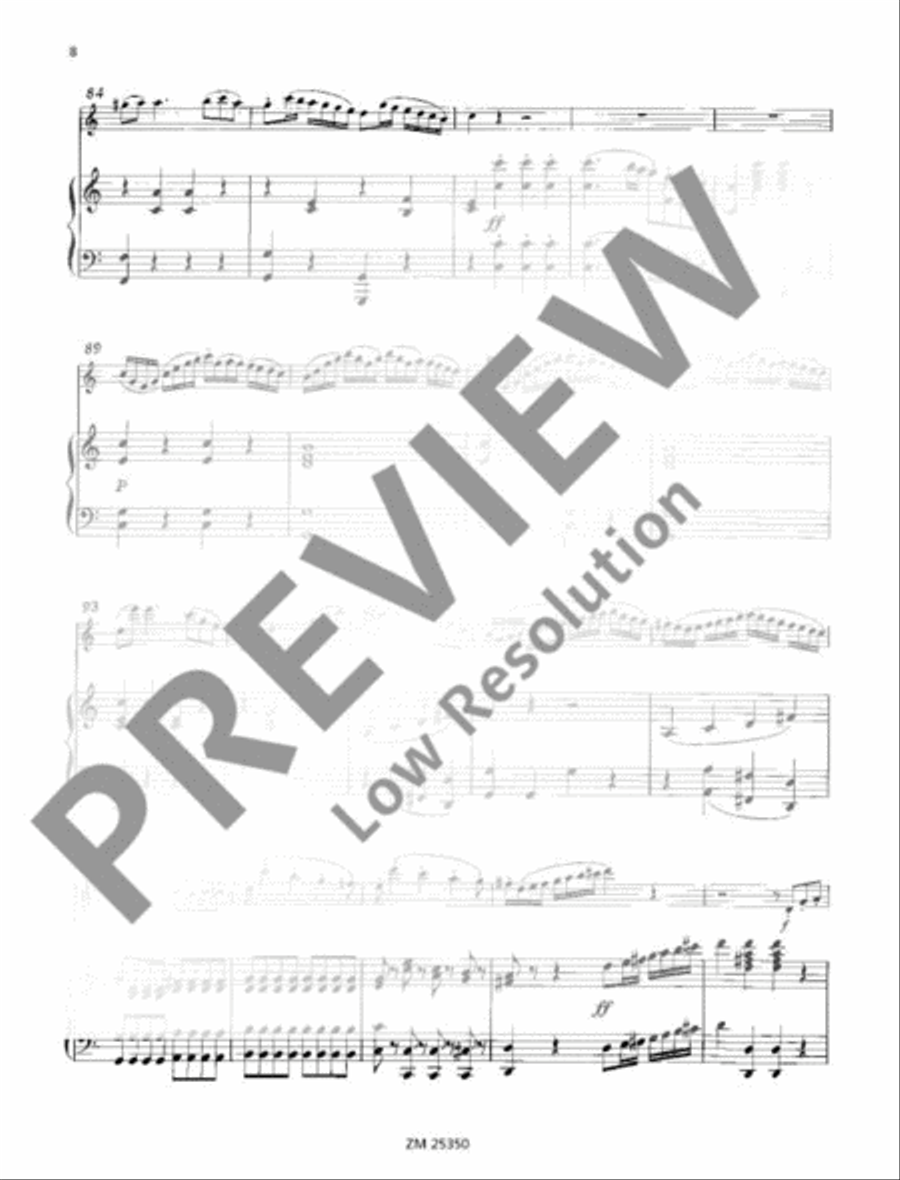 Concerto C major Flute scores gallery preview page 11