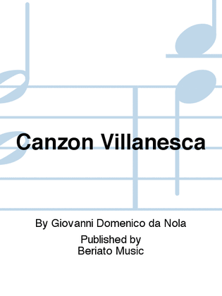 Canzon Villanesca