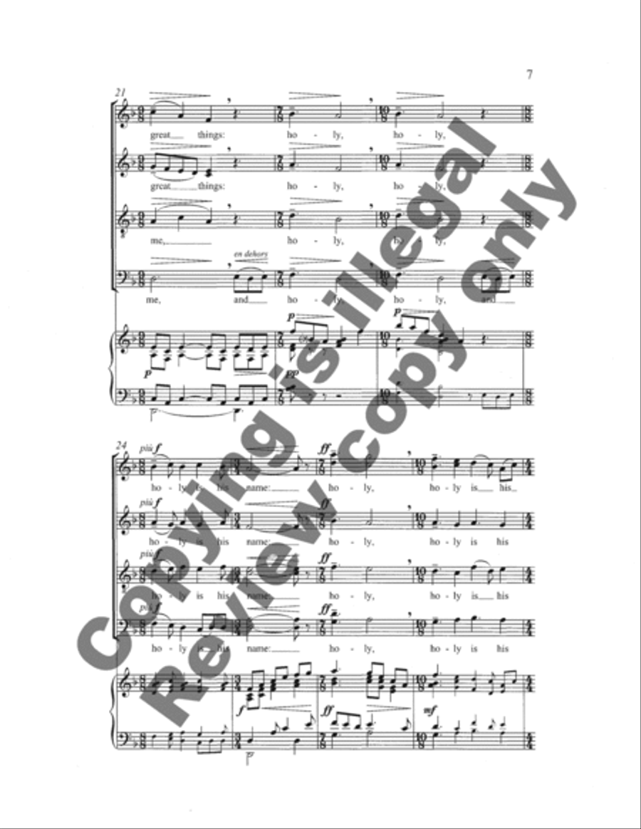 Magnificat 4-Part scores gallery preview page 7