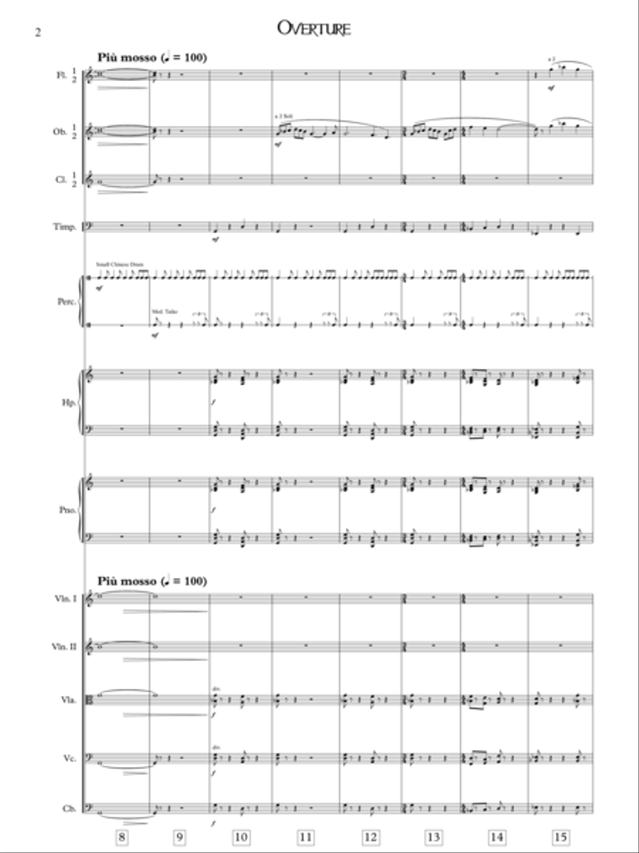 Suite From Mulan - Score Only Full Orchestra scores gallery preview page 4