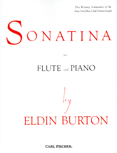 Eldin Burton: Sonatina for Flute and Piano