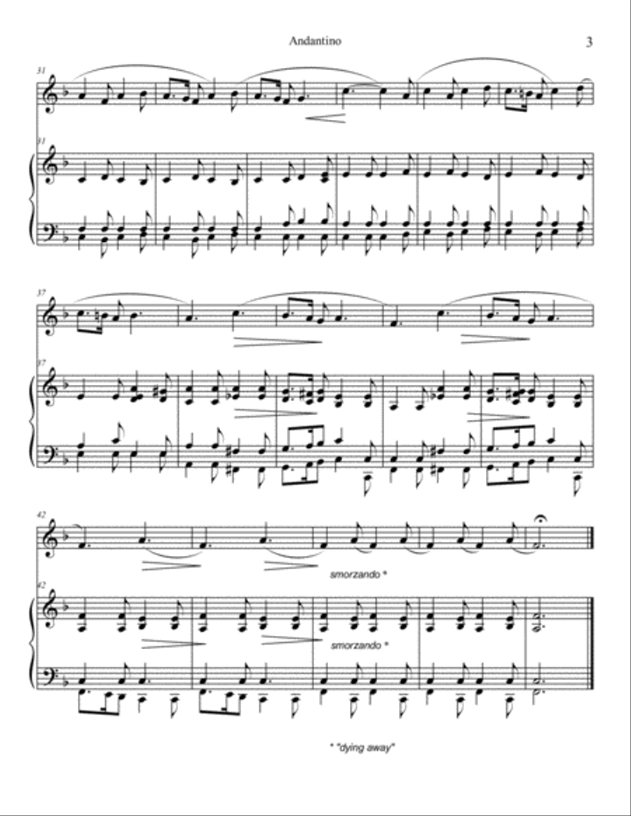 Five Chopin Melodies Flute scores gallery preview page 5