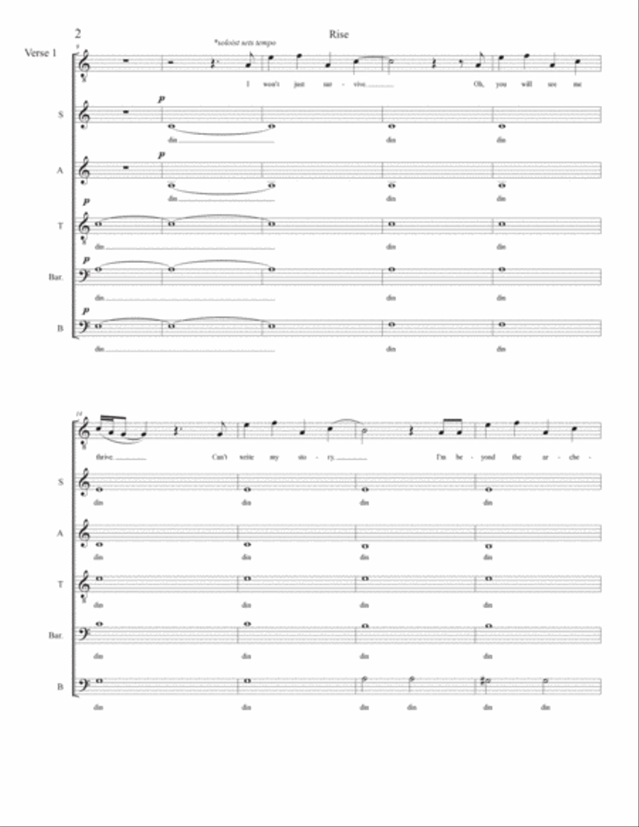 Rise 4-Part scores gallery preview page 2