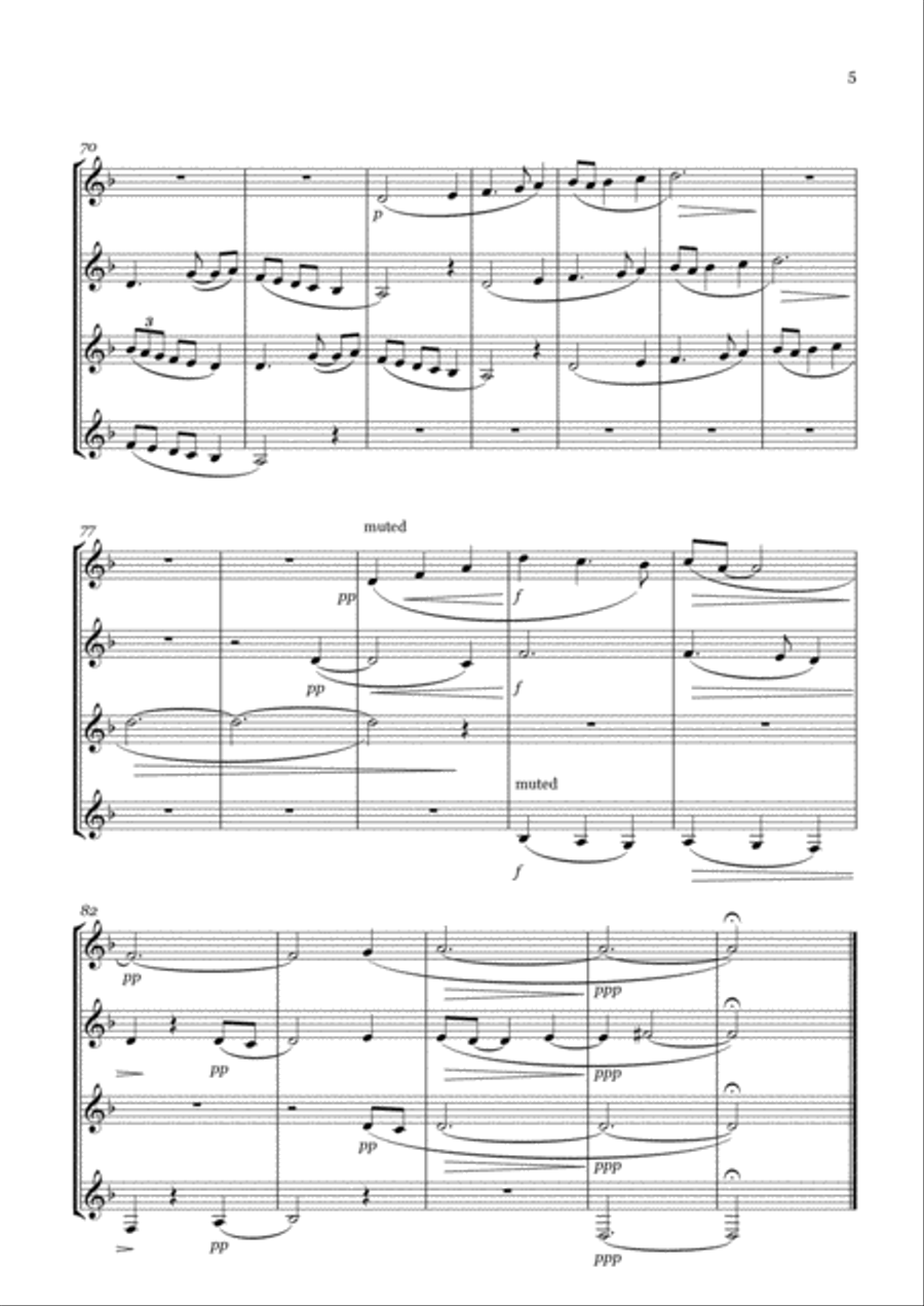 Le Vieux Port Le Vieux Port Brass Ensemble scores gallery preview page 5