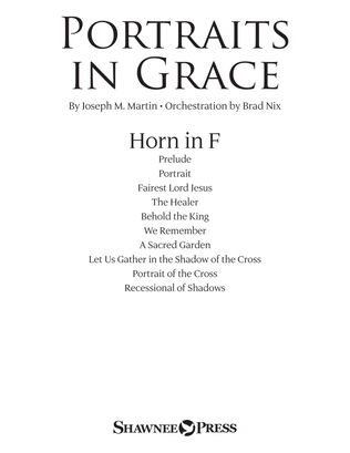 Book cover for Portraits in Grace - F Horn