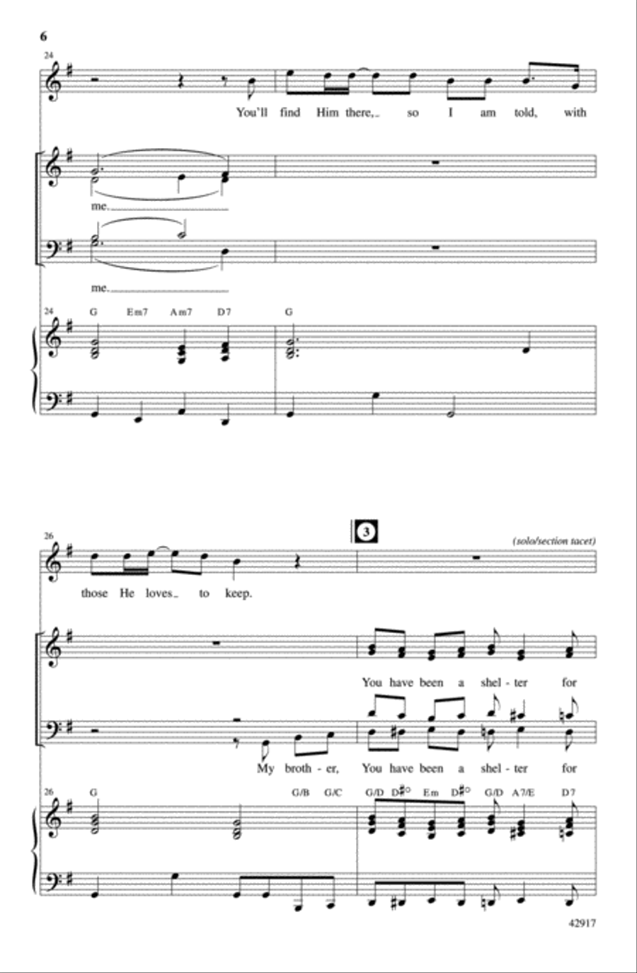 Lead Me to That Rock Choir scores gallery preview page 5