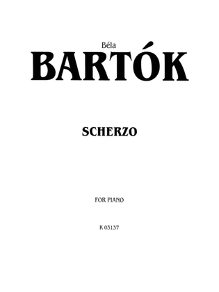 Book cover for Bartók: Scherzo (Gmunden 1903)
