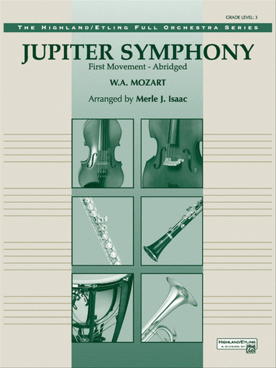 Jupiter Symphony, 1st Movement Full Orchestra scores gallery preview page 1