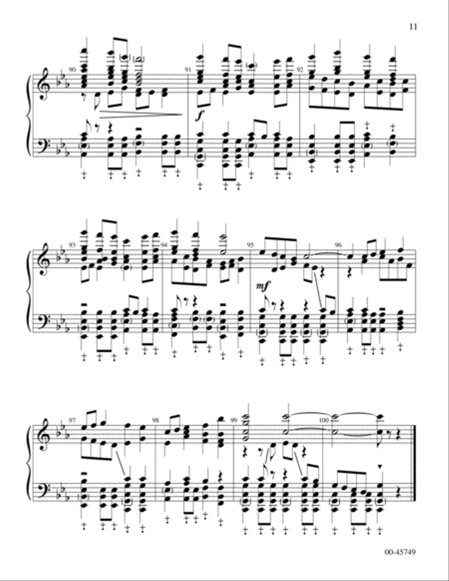 Celtic Dance on Pleading Savior Handbell Choir scores gallery preview page 11