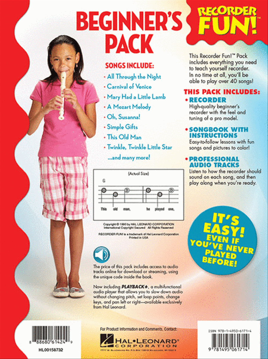 Recorder Fun! Beginner's Pack Recorder scores gallery preview page 2