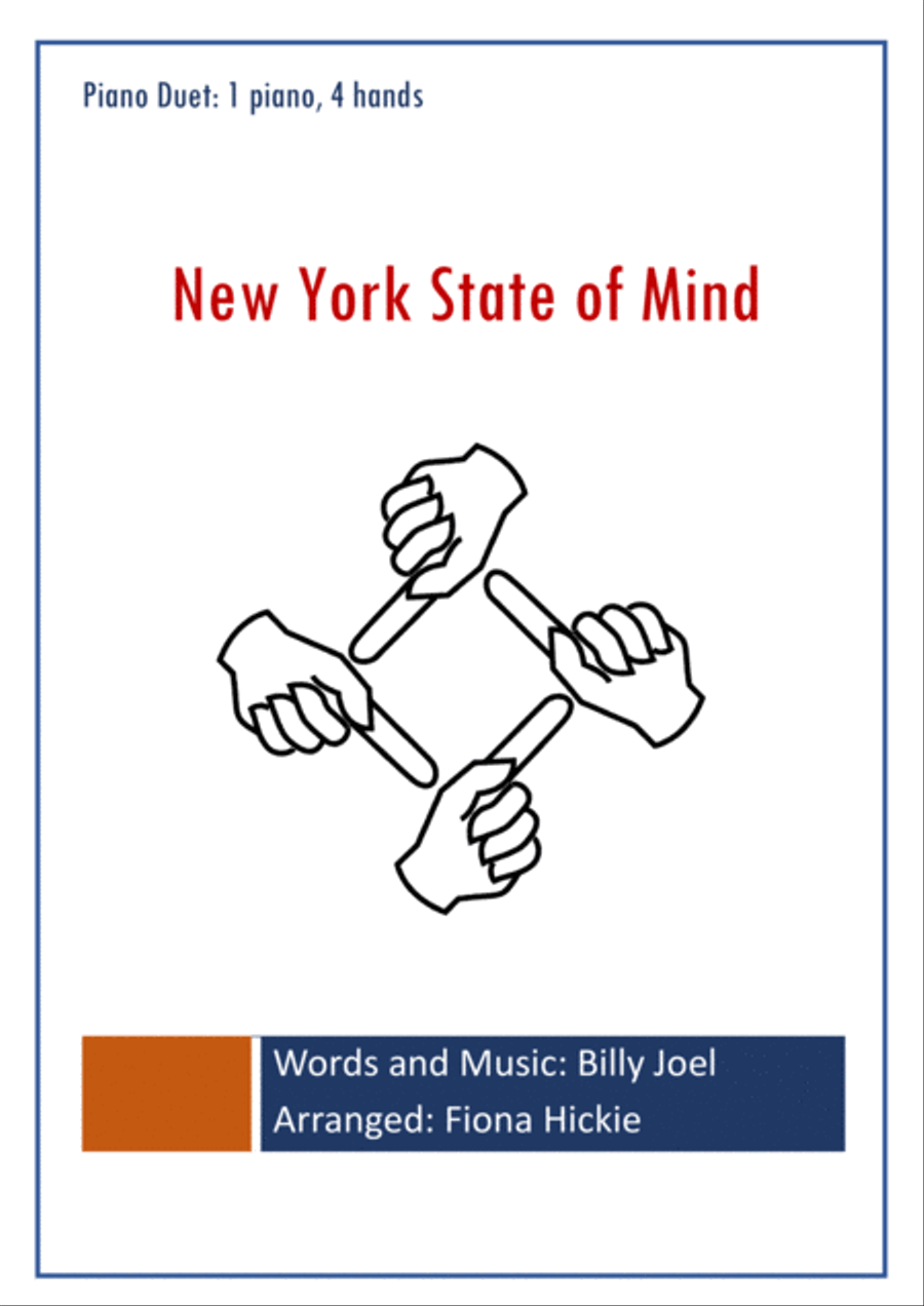 New York State Of Mind 1 Piano, 4-Hands scores gallery preview page 1