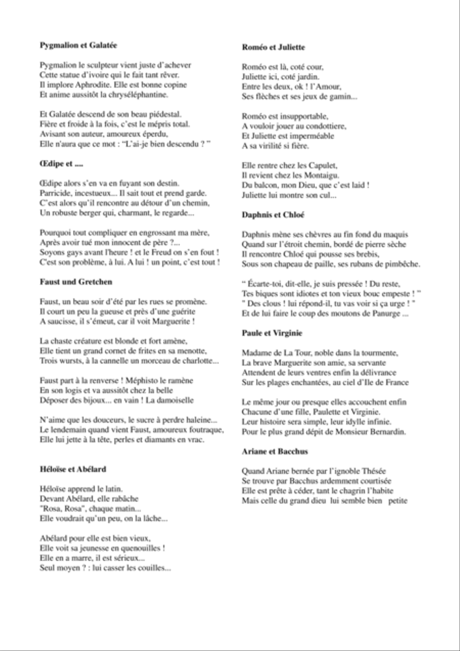 Paul Wehage: Les Rendez-vous Manqués for narrator and mixed ensemble Small Ensemble scores gallery preview page 3