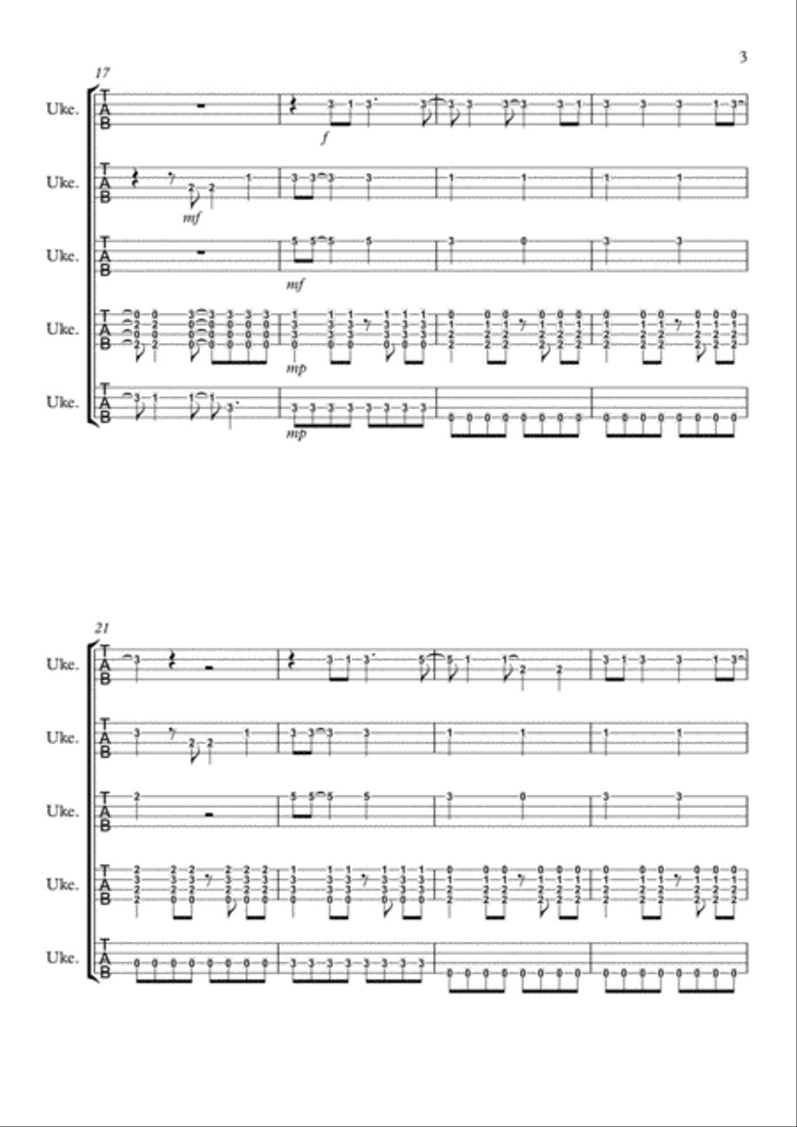 Despicable Me Despicable Me Ukulele scores gallery preview page 3