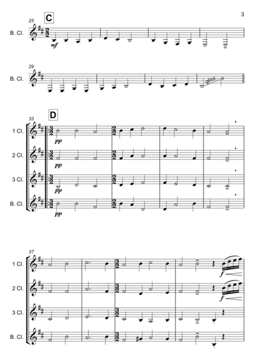 Gaudete for Clarinet Quartet image number null