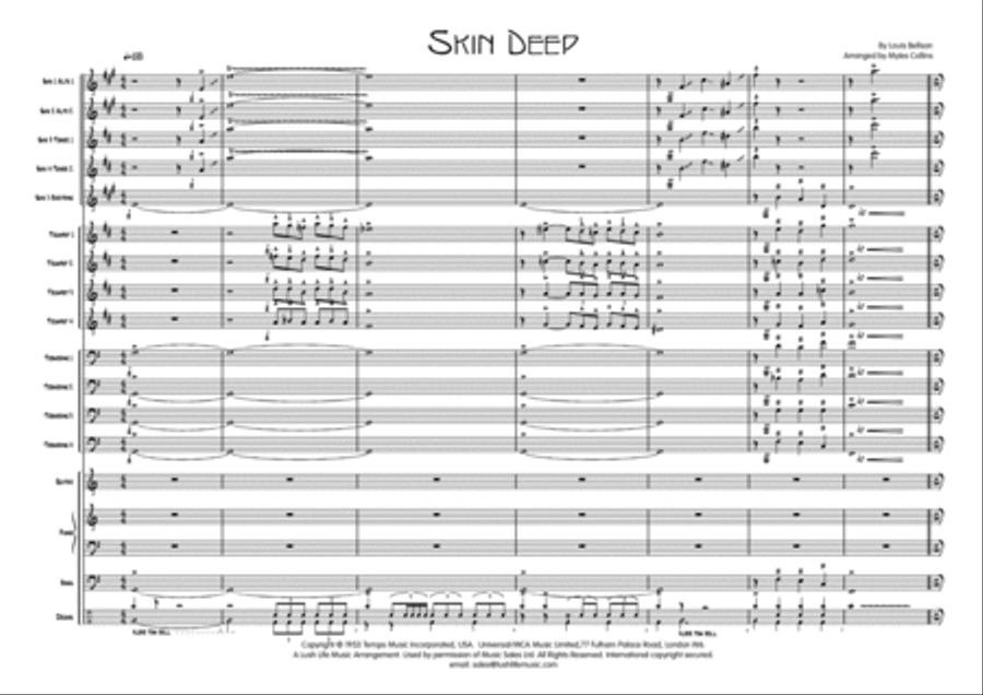 Skin Deep Big Band scores gallery preview page 2