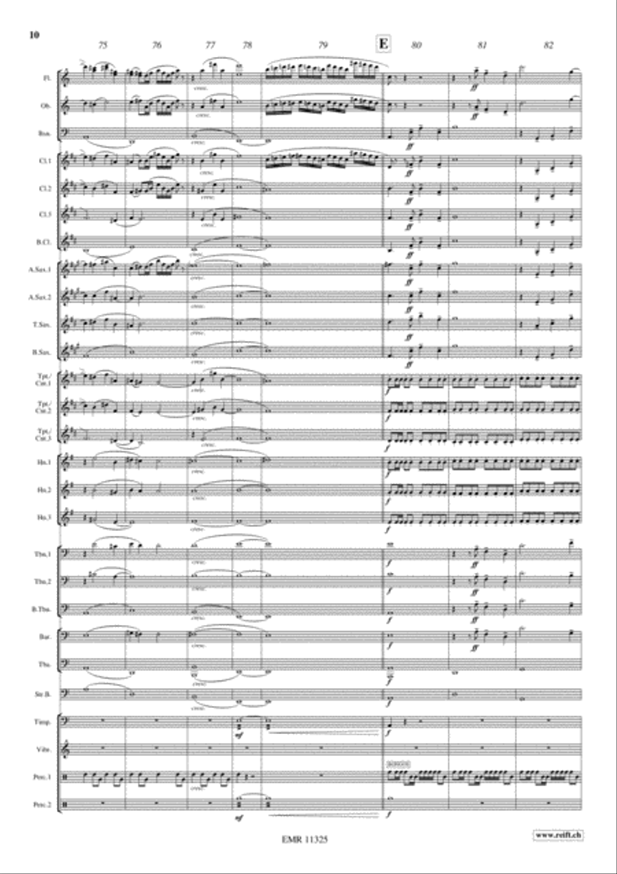 Arachnophobia Concert Band scores gallery preview page 11