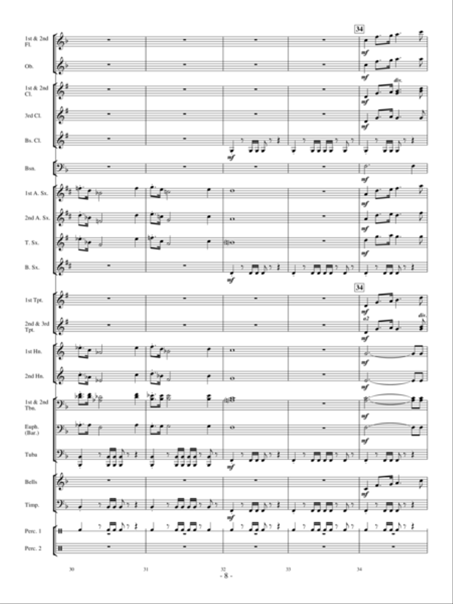 Northwind Concert Band scores gallery preview page 7