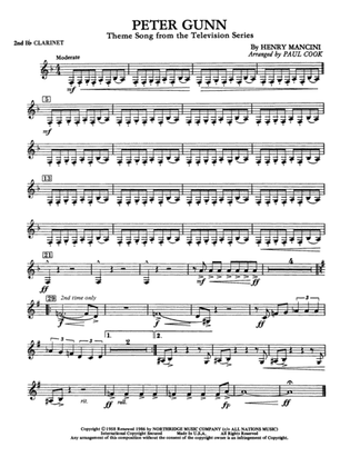 Peter Gunn: 2nd B-flat Clarinet
