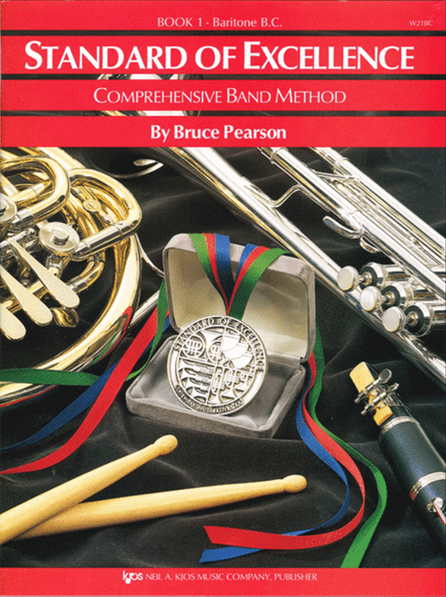 Standard of Excellence Book 1, Baritone B.C. Concert Band Methods scores gallery preview page 1