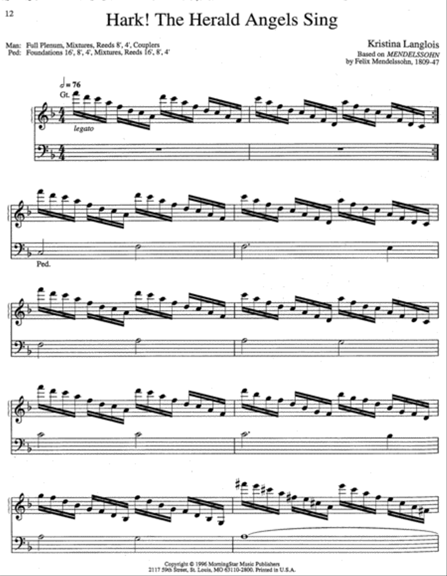 Christmas Joy Organ scores gallery preview page 5