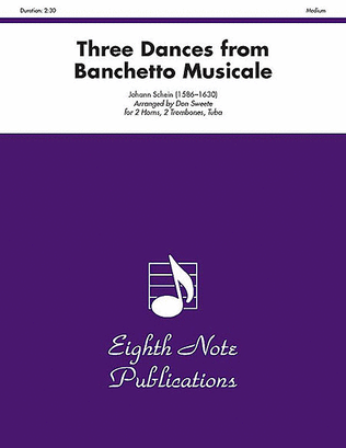 Three Dances (from Banchetto Musicale)