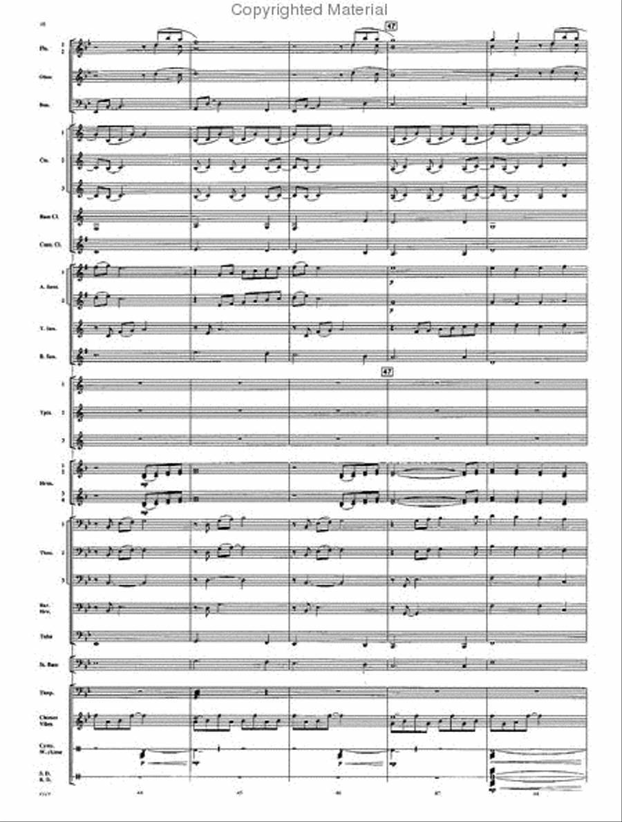 Pastorale Pastorale Concert Band scores gallery preview page 11