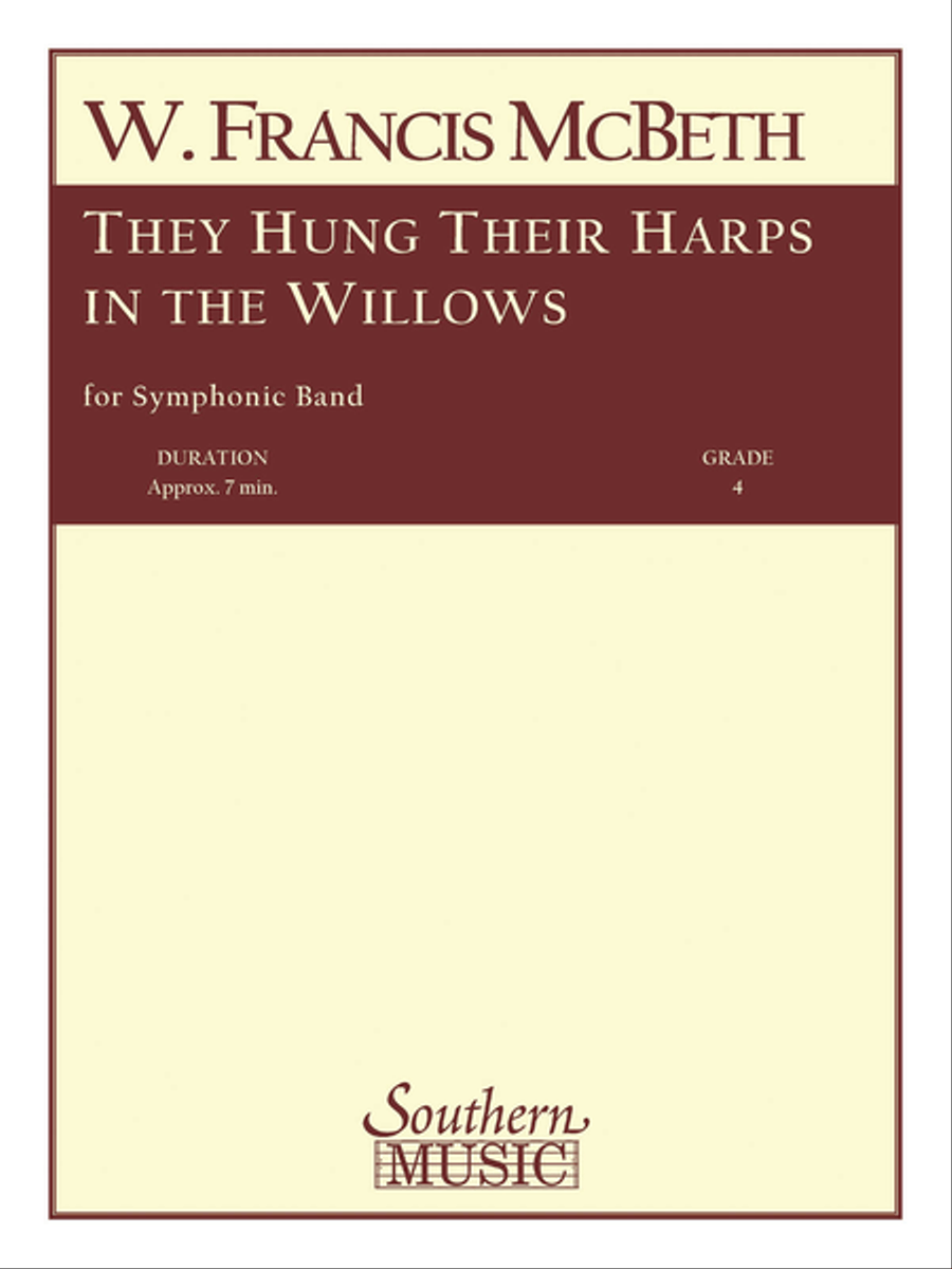 They Hung Their Harps in the Willows Concert Band scores gallery preview page 1